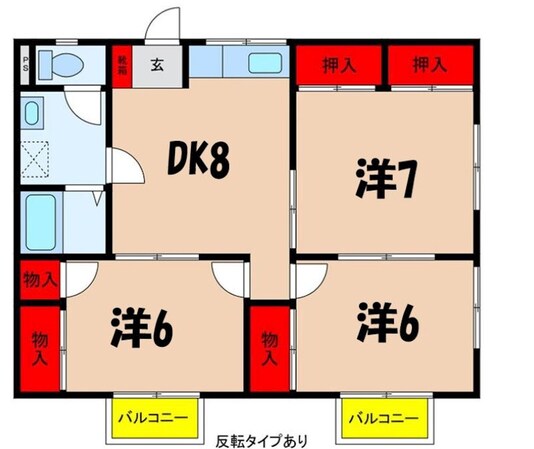 キャンディーヒル1の物件間取画像